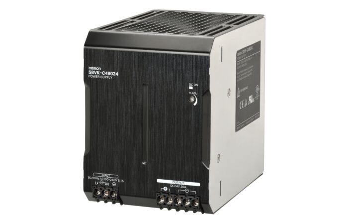 OMRON Zdroj S8VK-C48024 napájení ve tvaru knihy, lite, 480 W, 24VDC, 20A, montáž na DIN lištu