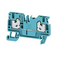 WEIDMÜLLER Svorka S2C 2.5 DL BL, 2.5 mm² 800 V, 24 A, průchozí, SNAP IN, počet připojení 2, modrá