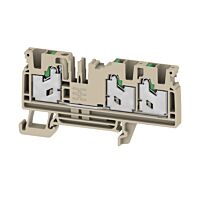 WEIDMÜLLER Svorka S3C 4, 4 mm² 1000 V, 32 A, průchozí, SNAP IN, počet připojení 3