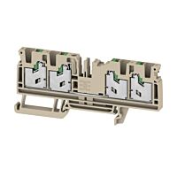 WEIDMÜLLER Svorka S4C 4, 4 mm² 1000 V, 32 A, průchozí, SNAP IN, počet připojení 4