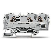 WAGO 2006-1305 3vodičová průchozí svorka 6 mm² Vhodná pro aplikace Ex e II, černá