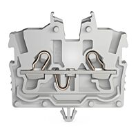 WAGO Svorka 2050-311 2vodičová průchozí Mini, s ovládacími otvory 1 mm², šedá