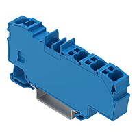 WAGO Svorka 2006-8034 Distribuční S ovládacími otvory 1× 6 mm² / 6× 1,5 mm², modrá