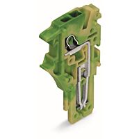 WAGO Modul 2020-187 1vodičový koncový modul s pružinovou svorkovnicí Push-in CAGE CLAMP® 1,5 mm², zelenožlutá