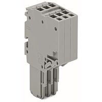 WAGO Svorka 2020-203 2vodičová pružinová Push-in CAGE CLAMP® 1,5 mm², šedá