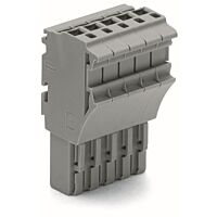 WAGO Svorka 2022-105 1vodičová pružinová Push-in CAGE CLAMP®, 4 mm², šedá