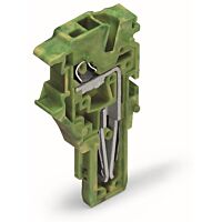 WAGO Modul 2022-187 1vodičový koncový s pružinovou svorkovnicí Push-in CAGE CLAMP® 4 mm², zelenožlutá