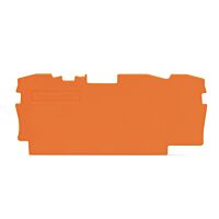 WAGO Bočnice 2004-1392 koncová a separátor 1 mm, oranžová