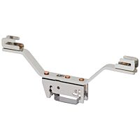 WAGO Držák 790-311 přípojnice Cu 10x3mm oboustranný úhlový stříbrná