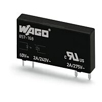 WAGO Relé 857-168 Elementární polovodičové, vstupní jmenovité napětí DC 60 V Rozsah výstupního napětí AC 24–240 V