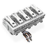 WAGO Svorka 294-8315 pro připojení svítidla Tlačítko, externí pro Linect®, bílá