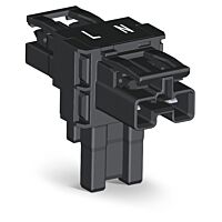 770-1606 1 x plug / 2 x socket 2-pole, b
