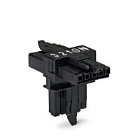 890-622 1 x plug / 2 x socket 5-pole, bl