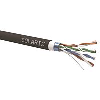 SOLARIX Kabel FTP 4x2x0,5 CAT5E PVC+PE (balení 305m/cívka)