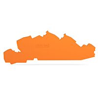 WAGO Bočnice 2205-7692 koncová a separátor 1 mm, oranžová