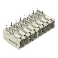 WAGO Konektor 831-3648 s pájecími piny THT Pájecí kontakt 1,0 × 1,2 mm Úhlové provedení, šedá