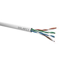 SOLARIX Kabel UTP 4x2x0,5 CAT5E drát (balení 100m/box)
