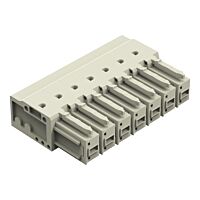WAGO Svorka 831-3527 Pružinová THT Úhlové provedení Rozteč 7,62 mm, šedá