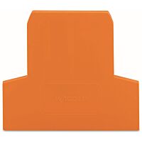 WAGO Víčko 281-309 řadové svorky, tloušťka 2,5mm, oranžová