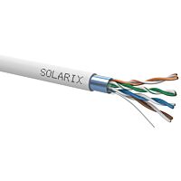 SOLARIX Kabel FTP 4x2x0,5 CAT5E PVC (balení 305m/box)