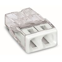WAGO Svorka 2273-202 spojovací Compact, krabicová, bílá/transtparentní