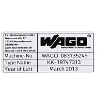 WAGO Štítek typový 99x44mm lepící 500 štítků na cívce