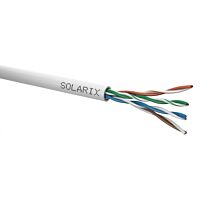 SOLARIX Kabel UTP 4x2x0,5 CAT5E PVC (balení 1000m/cívka)