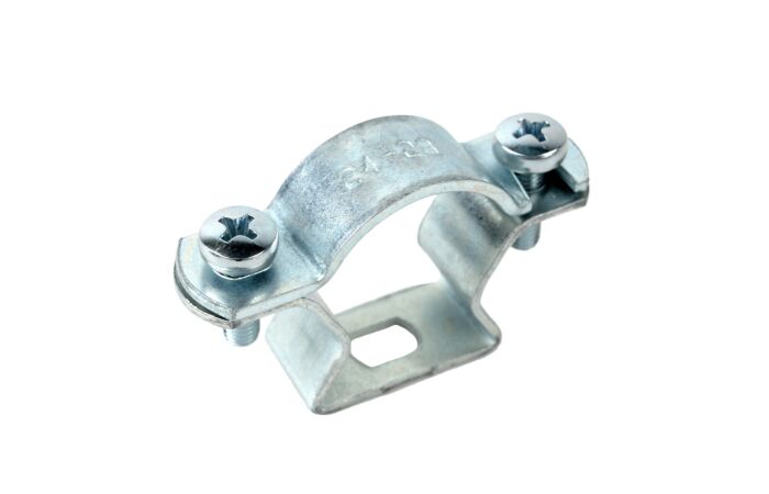KOPOS Příchytka 5216E ZNM Ø15-18mm, –60 až +250°C, ocel, stříbrná