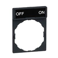 SCHNEIDER ZBY2367 STANDARDNÍ NOSIČ ŚTÍTKŮ OFF-ON