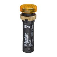 SCHNEIDER Signálka XVLA325 s LED 12V žlutooranž.