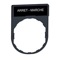 SCHNEIDER ZBY2166 Nosič štítku 30x40, ARRET-MARCHE