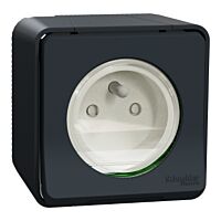 SCHNEIDER Zásuvka MUR 35031 16A 230V IP55 antracit