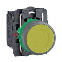 SCHNEIDER XB5AA55C0 ŽL Ovládač stiskací  1Z 1V  sp