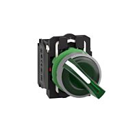 SCHNEIDER XB5AK123G5C0 ZE Ovládač otočný provětlen