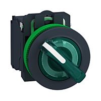 SCHNEIDER XB5FK123G5 Ovl. Otočný prosvětlený, Ze,