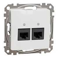 SCHNEIDER Sedna Design & Elements Datová zásuvka 2xRJ45 kat. 6 UTP bílá