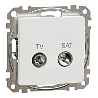 SCHNEIDER Zásuvka Sedna TV/SAT koncová 4dB bílá