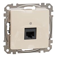 SCHNEIDER Sedna Design & Elements Datová zásuvka 1xRJ45 kat. 5e UTP béžová