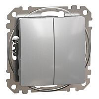 SCHNEIDER Sedna Design & Elements Přepínač sériový č.5 alu