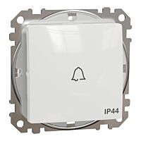 SCHNEIDER Sedna Design & Elements Tlačítko č.1So "zvonek" IP44 bílá