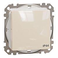 SCHNEIDER Sedna Design & Elements Přepínač střídavý č.6 IP44 béžová