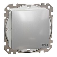 SCHNEIDER Sedna Design & Elements Přepínač střídavý č.6 IP44 alu