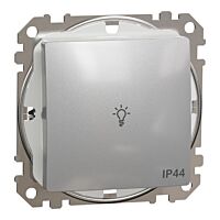 SCHNEIDER Sedna Design & Elements Tlačítko č.1So "světlo" IP44 alu