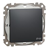 SCHNEIDER Sedna Design & Elements Spínač jednopólový č.1 IP44 antracit