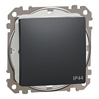 SCHNEIDER Sedna Design & Elements Přepínač střídavý č.6 IP44 antracit