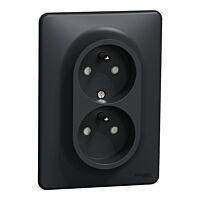 SCHNEIDER Sedna Design & Elements Zásuvka dvojnásobná 230V 16A antracit