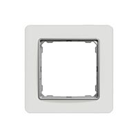 SCHNEIDER Sedna Design & Elements Rámeček jednonásobný bílé sklo