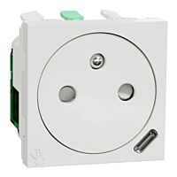 SCHNEIDER Zásuvka Unica skrytá 250V/16A + USB C 10.5W, 2.1A, 2M, Bílá