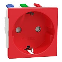 Unica - Zásuvka SCHUKO 2P+E 250V/16A, cl