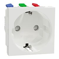 UZásuvka SCHUKO 2P+E 250V/16A clonky